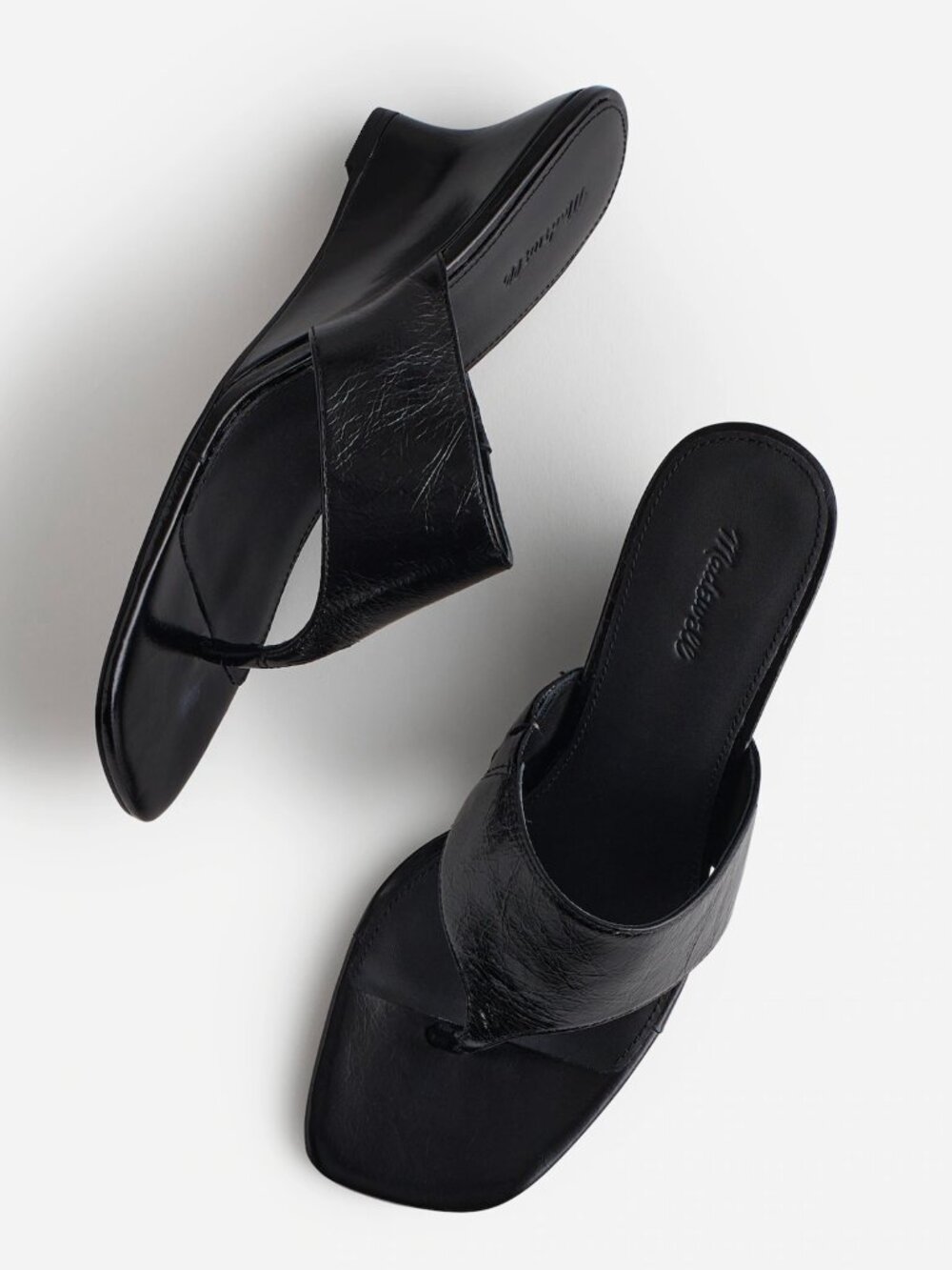 Madewell leather wedge sandals - Size 38